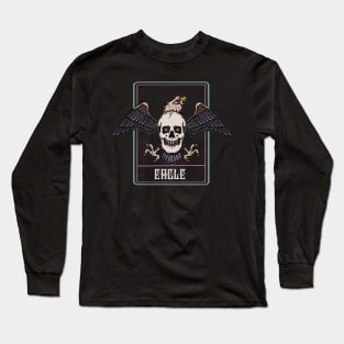 Eagle and skull Long Sleeve T-Shirt